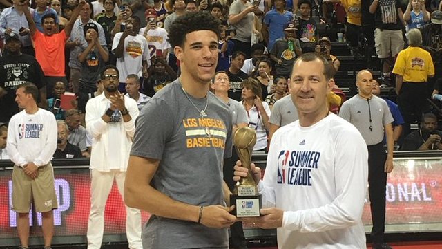 Lonzo Ball named summer league MVP