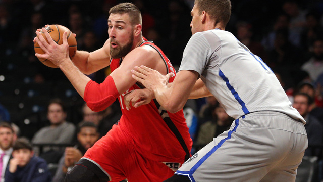 Raptors' Ujiri: We're not trying to give Valanciunas away
