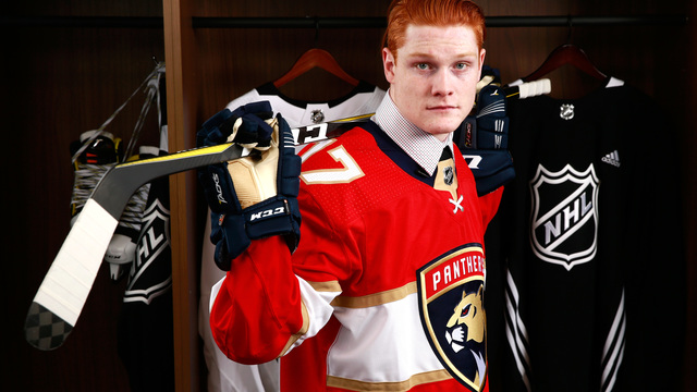 Panthers GM expects top pick Tippett to compete for roster spot this fall