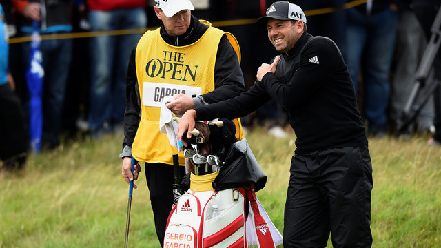 Garcia hurts shoulder by hitting gorse bush in frustration