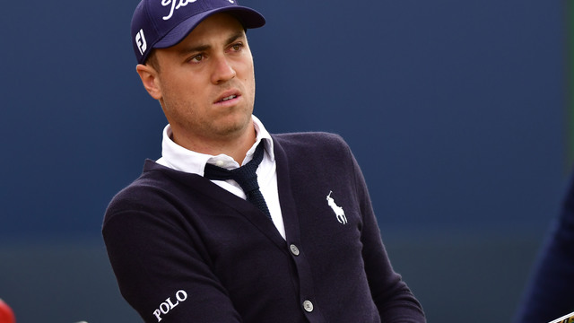 Watch: Thomas takes 4 hacks from rough en route to quintuple-bogey