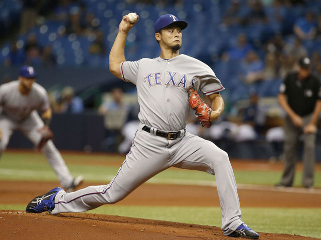 Report: Dodgers, Cubs scouted Darvish during 12-K performance