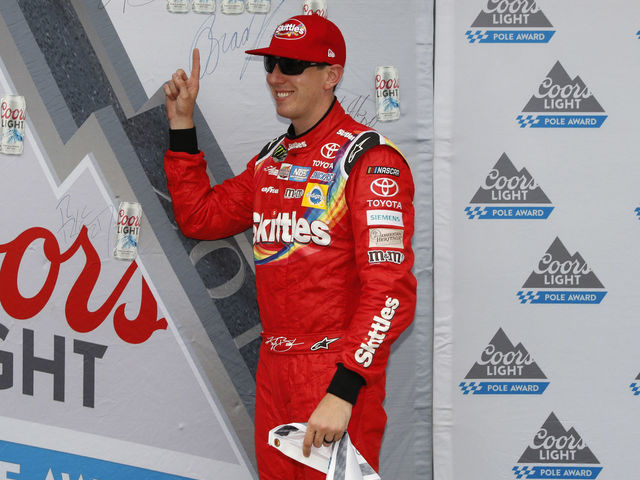 Kyle Busch's closing qualifying flurry lands him Indy pole