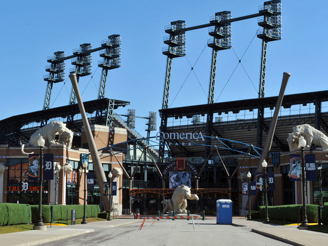 A group of Tigers fans celebrated “Annual Magnum P.I. Day” at Comerica  yesterday : r/baseball