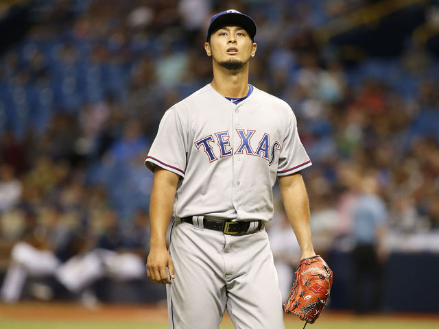 Marlins shell Darvish for 10 runs in potential final Rangers start