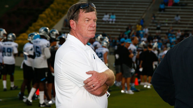 Report: Panthers put Hurney on leave after ex-wife says he harassed her