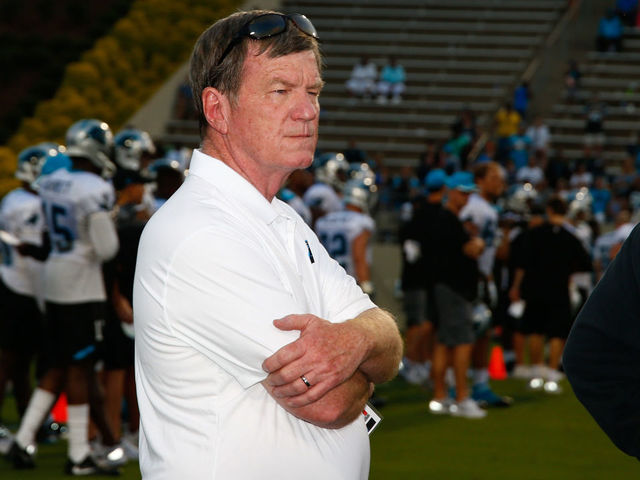 Report: Panthers put Hurney on leave after ex-wife says he harassed her