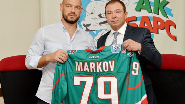 Markov signs 2-year deal with KHL's Ak Bars Kazan