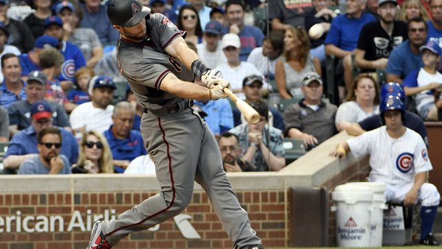 Watch: Goldschmidt hits HR hat trick vs. Cubs in rain-delayed affair