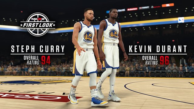NBA 2K18 player ratings are trickling out; Durant tops Curry