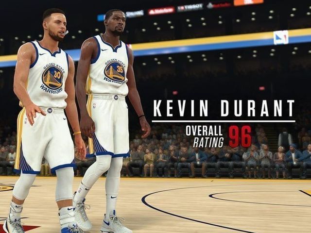NBA 2K18 player ratings are trickling out; Durant tops Curry