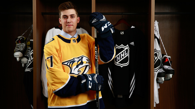Watch: Predators' prospect scores slick end-to-end goal at juniors showcase