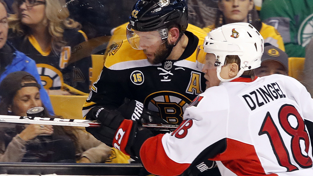 Bruins' Backes expected out 3-4 weeks with diverticulitis