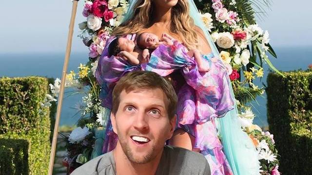 Nowitzki shares Photoshopped pic of him with Beyonce