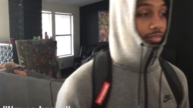 Watch: Basketball impersonator mocks Lonzo's stoicism
