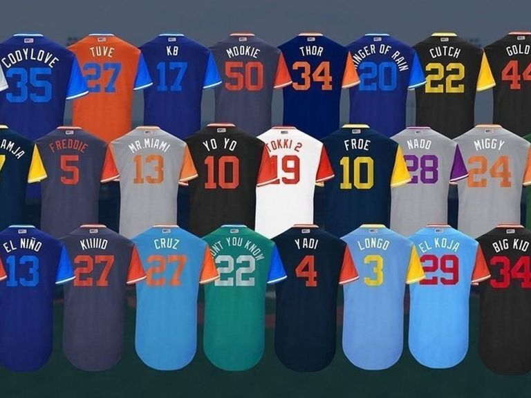 MLB unveils jersey designs, nicknames for Players Weekend | theScore.com