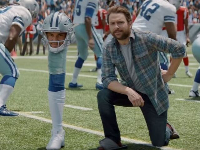 Watch: Prescott reduced to head, leg in new commercial