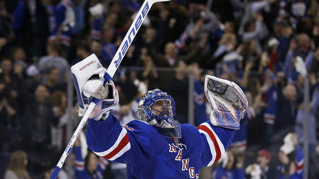 Lundqvist healthy, skating again following MCL sprain
