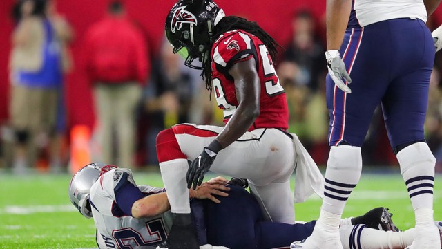 Watch: Falcons' Campbell snags one-handed interception
