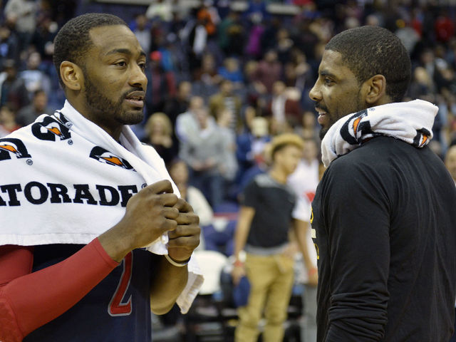 Watch: Irving hoops with Green, Wall, and Whiteside