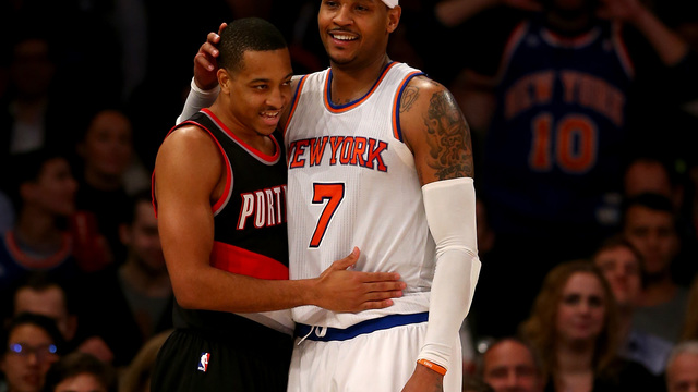 Report: Blazers have 'piqued' Melo's interest as possible destination