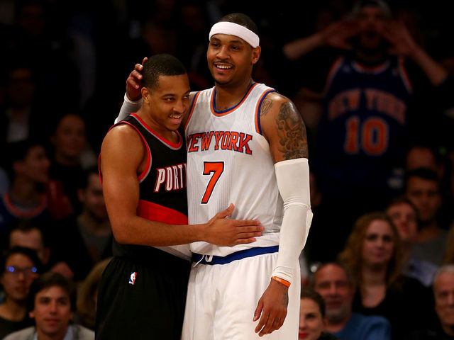 Report: Blazers have 'piqued' Melo's interest as possible destination