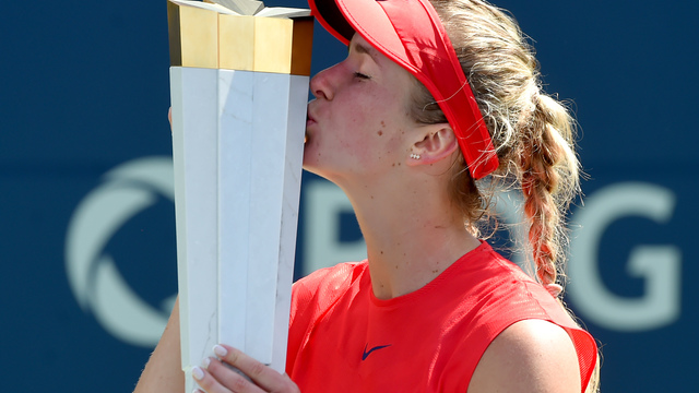 In Rogers Cup final, Svitolina beats Wozniacki at her own game