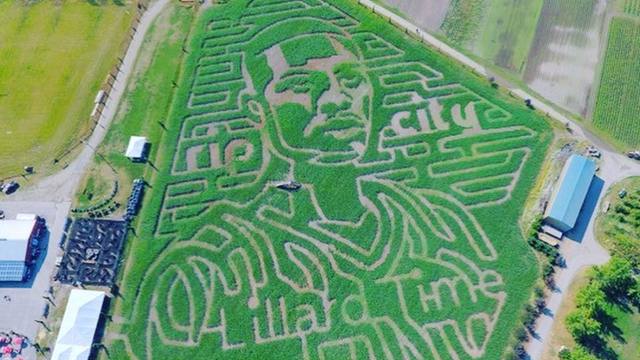 Lillard approves of corn maze cut in his likeness