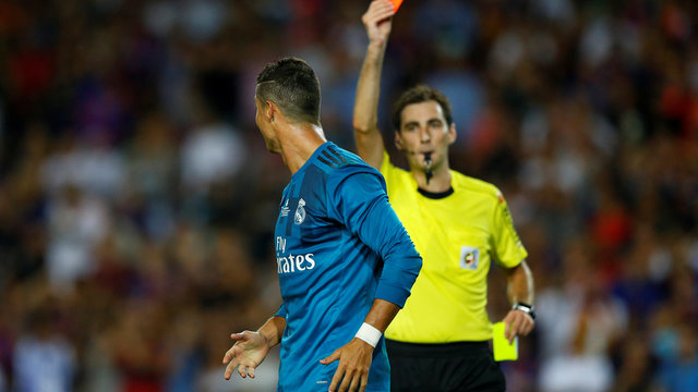 Ronaldo handed 5-match ban for pushing referee