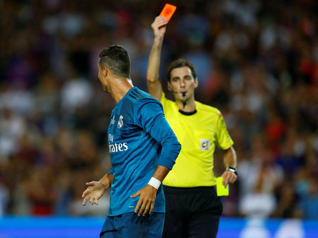 Ronaldo handed 5-match ban for pushing referee
