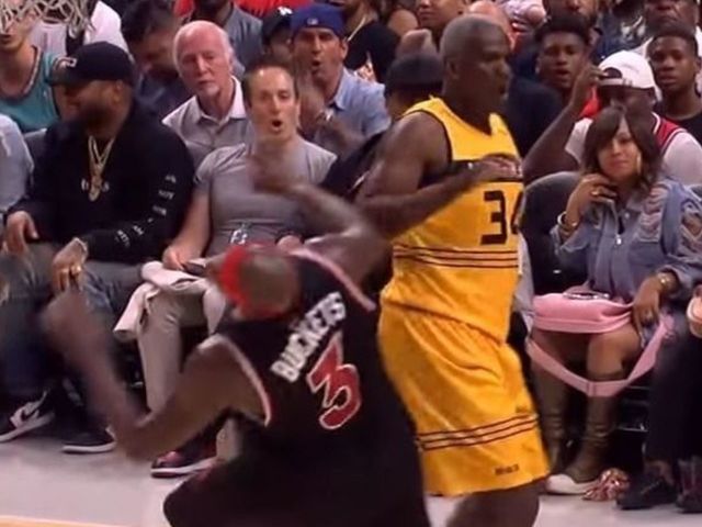 Watch: Oakley catches Harrington with vicious backhand in BIG3 debut