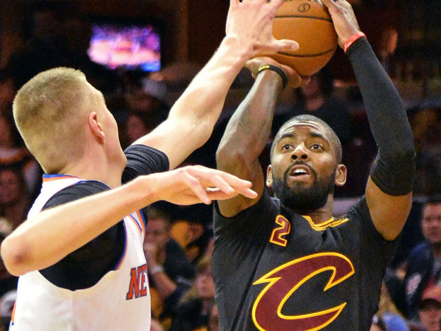 Report: Porzingis a primary target for Cavs in Irving talks