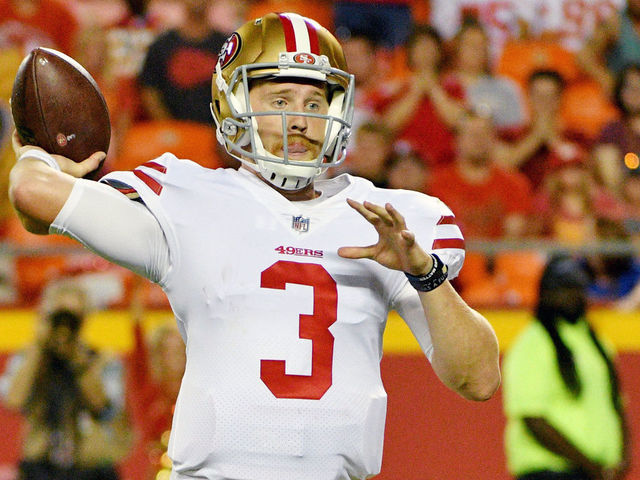 49ers turn to rookie Beathard after Hoyer falters in 1st half vs. Redskins