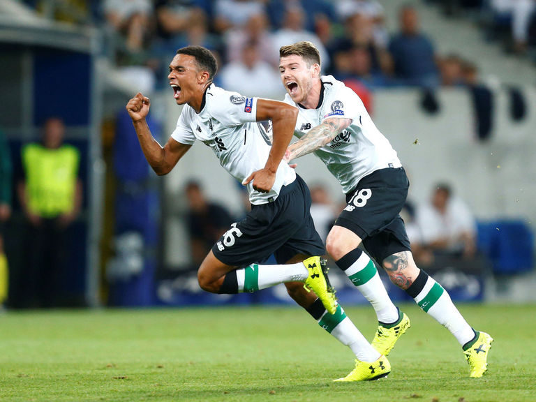 Watch: Alexander-Arnold curls home free-kick on Champions League debut ...