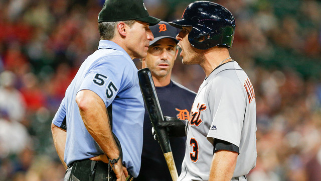Report: Kinsler fined by MLB for incident with umpire Hernandez