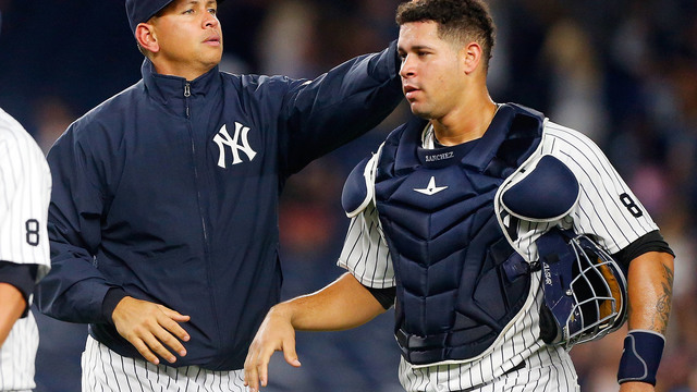 Yankees' Sanchez credits A-Rod, JLo for helping him bust out of slump