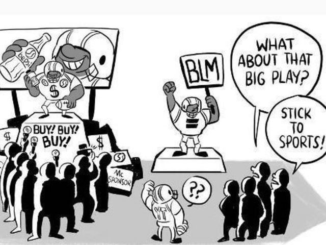 Martellus Bennett draws political cartoon dedicated to brother Michael