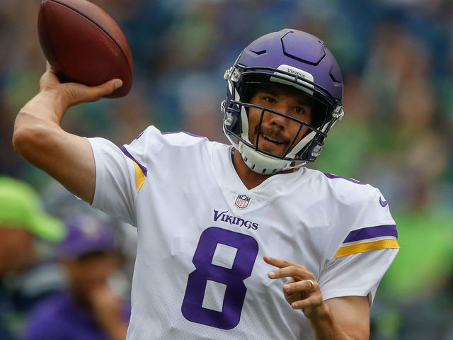 Vikings' Bradford returns to practice after missing 3 games