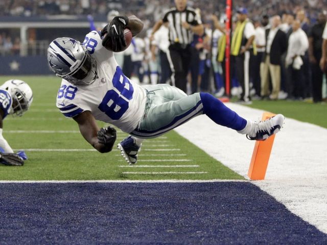 Watch: Bryant TD caps 95-yard drive for Zeke-less Cowboys