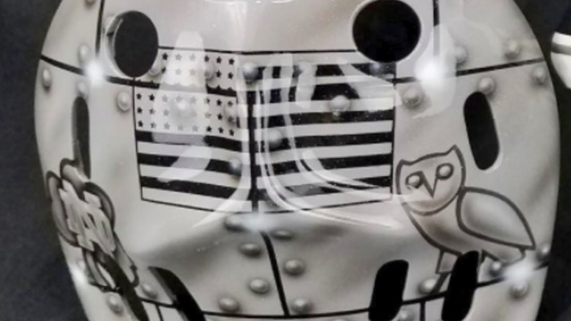 Kings prospect gets OVO owl on mask