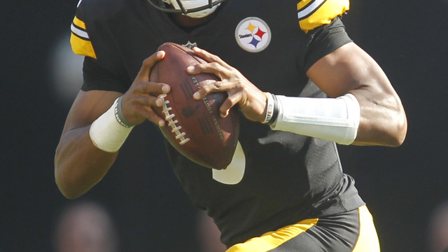Watch: Steelers' Dobbs throws ridiculously careless interception