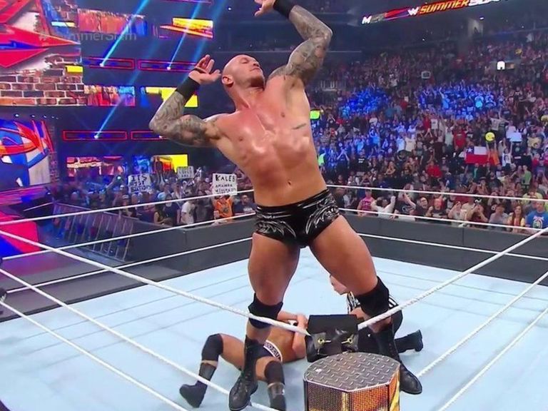 Randy Orton hits RKO out of nowhere, beats Rusev in seconds | theScore.com
