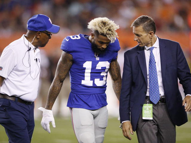 Report: Beckham expected to be game-time decision vs. Cowboys