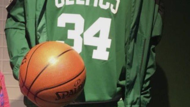 Paul Pierce's wax figure doesn't really look like him