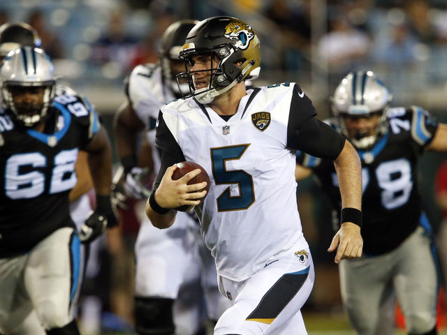 Bortles: 'I don't know if it can get any worse' than being benched