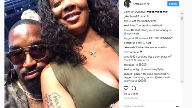 Kevin Love rags on J.R. Smith for looking wasted at Mayweather-McGregor