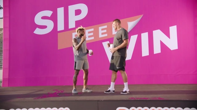 Watch: Odell Beckham does Gronk spike in Dunkin' Donuts spot