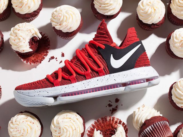 Durant responds to 'cupcake' taunts with Nike KDX in red velvet