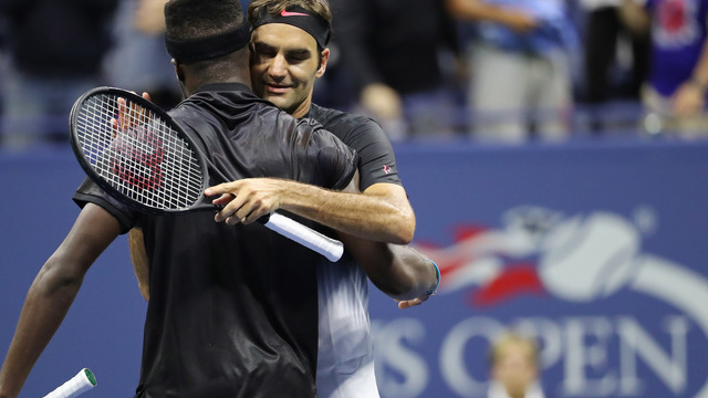 Federer survives 1st round scare from 19-year-old Tiafoe