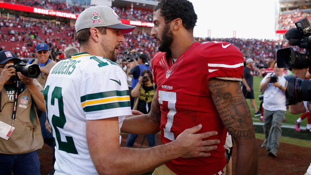 Rodgers: Kaepernick's protests keeping him from being signed